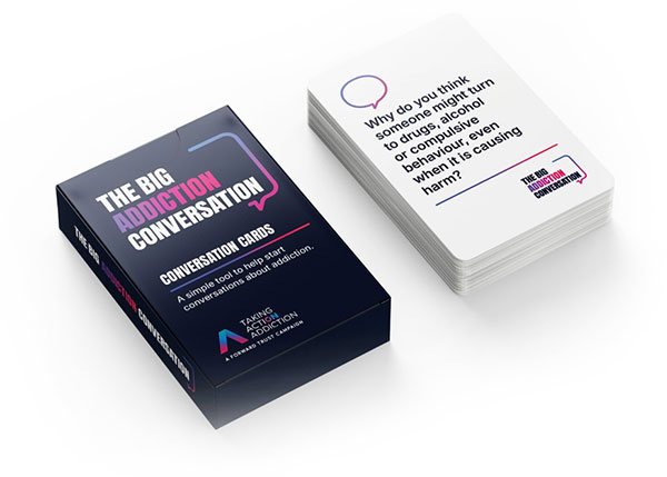 The Big Addiction Conversation card pack